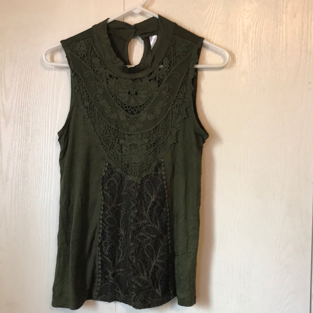 Green No Boundaries Tank Top
